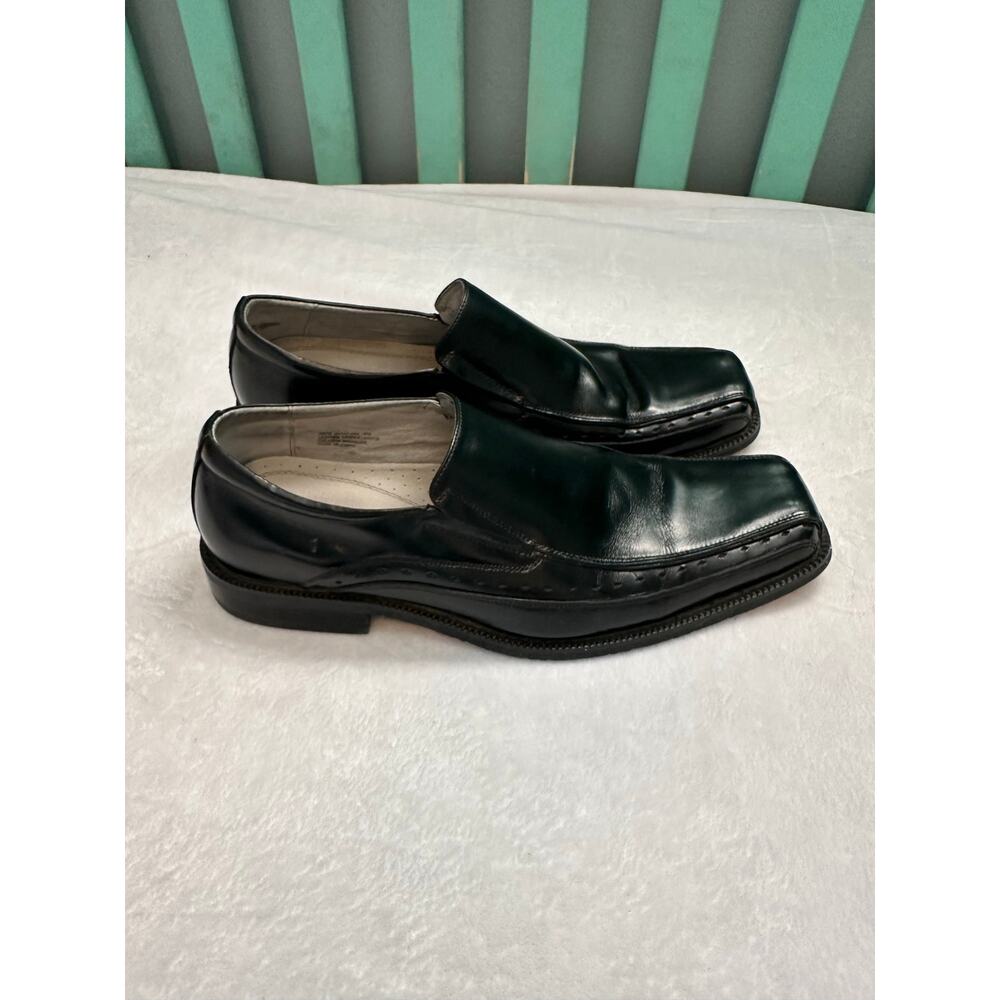 Stacy Adams Danton Loafers Mens 9M Black Leather Shoe Slip On 24363-001
